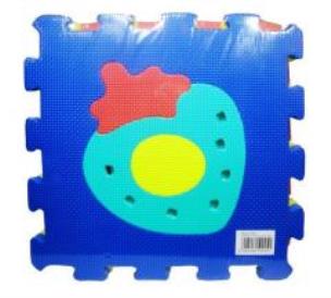 Opakowanie Puzzle podłogowe 10 el. Owoce