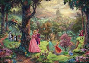 Opakowanie Puzzle Schmidt 1000 Thomas Kinkade Śpiąca królewna