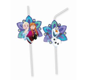 Opakowanie Rurki (słomki) z medalionem 'Frozen Snowflakes', 6 szt.