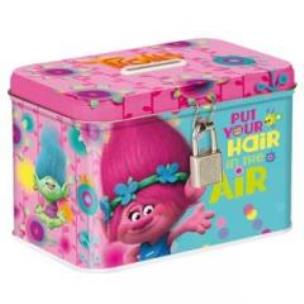 Opakowanie Skarbonka metalowa prostokątna Trolls