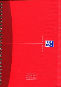 Opakowanie Skorowidz teleadresowy A5 72 kartek Oxford Essentia