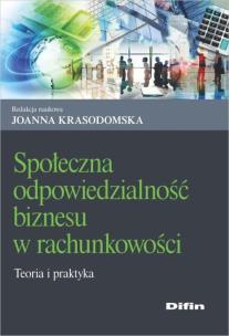 Okładka książki Społeczna odpowiedzialność biznesu w rachunkowości