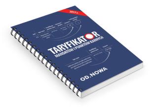 Okładka książki Taryfikator mandatów i punktów karnych