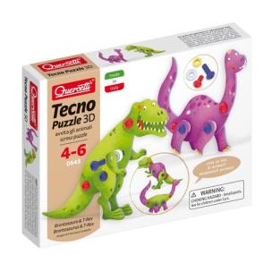 Opakowanie Tecno puzzle 3D Brontosaurus T-Rex