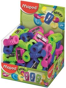 Opakowanie Temperówka Boogy 1 otwór mix kolorów Display