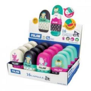 Opakowanie Temperówko-Gumka Capsule Anchor Club 2(16szt)MILAN