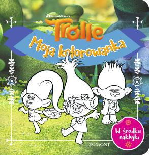 Trolle. Moja kolorowanka. Autor: Agata Łabuda. Multiszop.pl Okładka książki Trolle. Moja kolorowanka