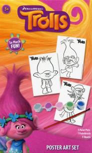 Opakowanie Trolle Zestaw artystyczny z farbami plakatowymi