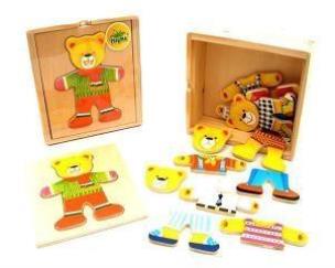 Opakowanie Układanka drewniana Miś