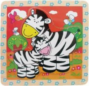 Opakowanie Układanka drewniana Zebry