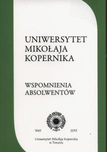 Opakowanie Uniwersytet Mikołaja Kopernika Wspomnienia absolwentów