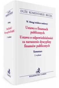 Okładka książki Ustawa o finansach publicznych Ustawa o odpowiedzialności za naruszenie dyscypliny finansów publicznych
