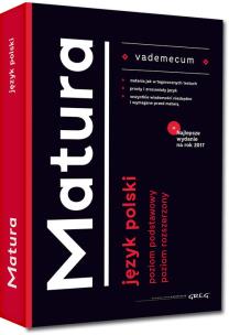 Okładka książki Vademecum Matura J. polski