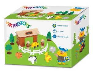 Opakowanie Viking City Zoo Safari z figurkami