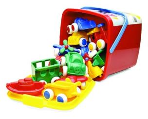 Opakowanie Vikingtoys Zestaw 15 pojazdów w wiaderku