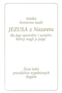 Okładka książki Wielkie kosmiczne nauki Jezusa z Nazaretu