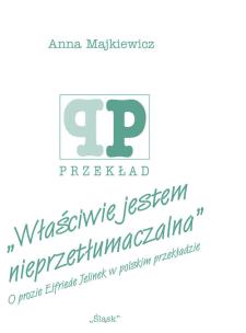 Okładka książki Właściwie jestem nieprzetłumaczalna