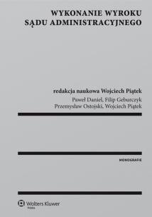 Okładka książki Wykonanie wyroku sądu administracyjnego