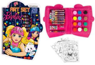 Opakowanie Zestaw artystyczny 28 elementów Barbie Video Game