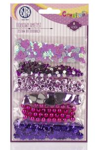 Opakowanie Zestaw do dekoracji-fiołkowy ametyst 335117004