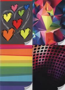 Opakowanie Zeszyt A5 w kratkę 60 kartek 10 sztuk mix