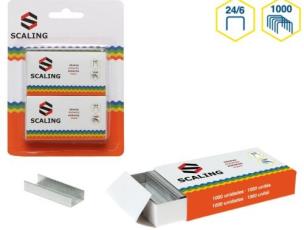 Opakowanie Zszywki 24/6 1000 szt. Scaling