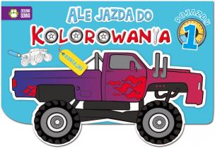 Okładka książki Ale jazda do kolorowania. Pojazdy 1
