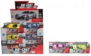 Opakowanie Auto osobowe metalowe mix 11cm
