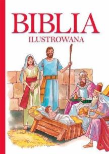 Okładka książki Biblia ilustrowana (czerwona)