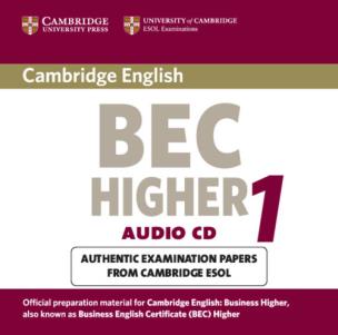 Opakowanie Cambridge BEC Higher 1 Audio CD