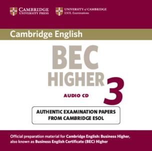 Opakowanie Cambridge BEC Higher 3 Audio CD