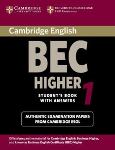 Opakowanie Cambridge English BEC Higher 1 Student's Book with answers