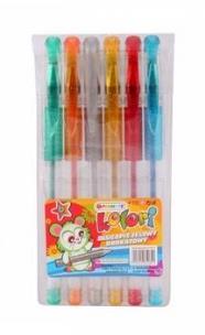 Opakowanie Długopis żelowy Kolori 6 kolorów PENMATE