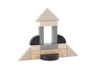 Opakowanie Drewniane klocki styl nowoczesny 15 elementów