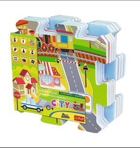 Opakowanie Edukacyjna Układanka-puzzlopianka 5w1 - City TREFL