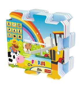 Opakowanie Edukacyjna Układanka-puzzlopianka 5w1-Farma TREFL