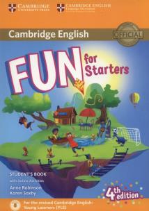 Fun for Starters Student's Book + Online Activities. Autor: Robinson Anne, Saxby Karen. Multiszop.pl Okładka książki Fun for Starters Student's Book + Online Activities