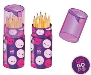 Opakowanie GoGoPo - 12 kredek w tubce