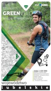 Okładka książki Green Velo mapa rowerowa Województwo Lubelskie