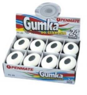 Opakowanie Gumka do ścierania PE-20 (24szt) PENMATE