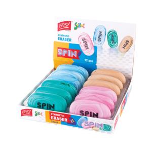 Opakowanie Gumka szkolna spin 12 sztuk