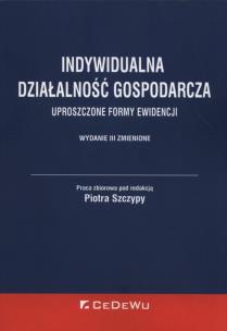 Okładka książki Indywidualna działalność gospodarcza