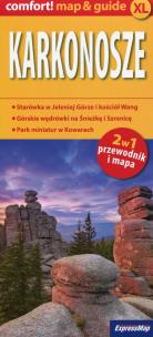 Opakowanie Karkonosze 2w1 przewodnik i mapa