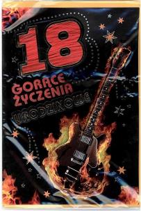 Opakowanie Karnet 18-stka naklejany 3D nr 002 + koperta