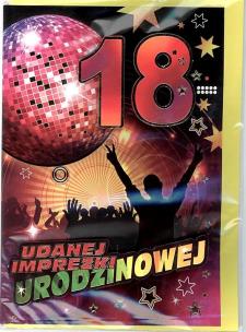 Opakowanie Karnet 18-stka naklejany 3D nr 003 + koperta