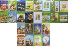 Okładka książki Karnet Wielkanoc B6 brokat MIX