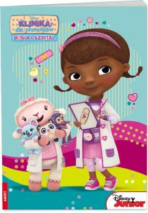 Okładka książki KLINIKA DLA PLUSZAKÓW. DOSIA I SZPITAL. KOLOROWANKA Z ZADANIAMI