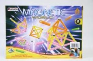 Opakowanie Klocki magnetyczne 50 el.