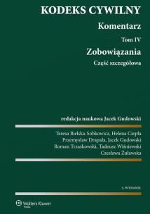 Okładka książki Kodeks cywilny Komentarz Tom 4 i 5 Zobowiązania Część szczegółowa