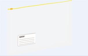 Opakowanie Koperta A4 na dokumenty struna żółta GRAND